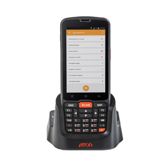 Терминал сбора данных АТОЛ Smart.Slim Plus базовый (4", Android 10 с GMS, MT6761D, 2Gb/16Gb, 2D E3, Wi-Fi, BT, NFC, 4G, GPS,Camera,БП,IP65, 4500 mAh)