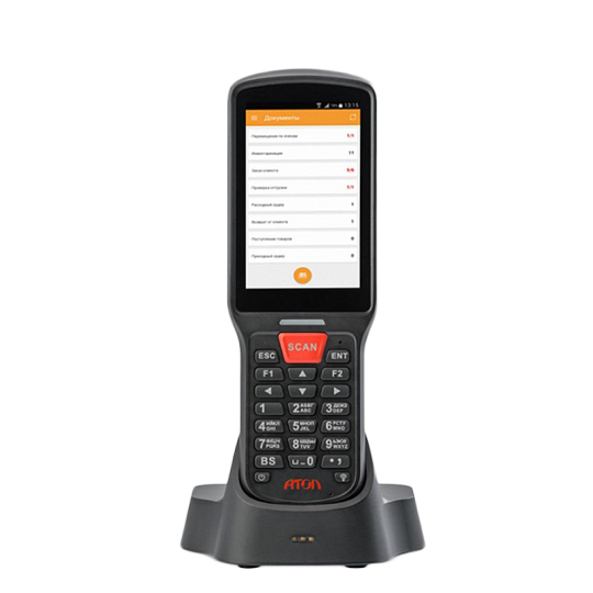 Мобильный терминал АТОЛ SMART.Lite (Android 7.0, 3G, 2D Imager SE4710, 4”, Camera, 2Гбх16Гб, Wi-Fi b/g/n, 5200 mAh, Bluetooth, БП) 