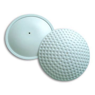 Противокражный датчик «Ракушка гольф» 63мм RF радиочастотный - Large Golf, белый
